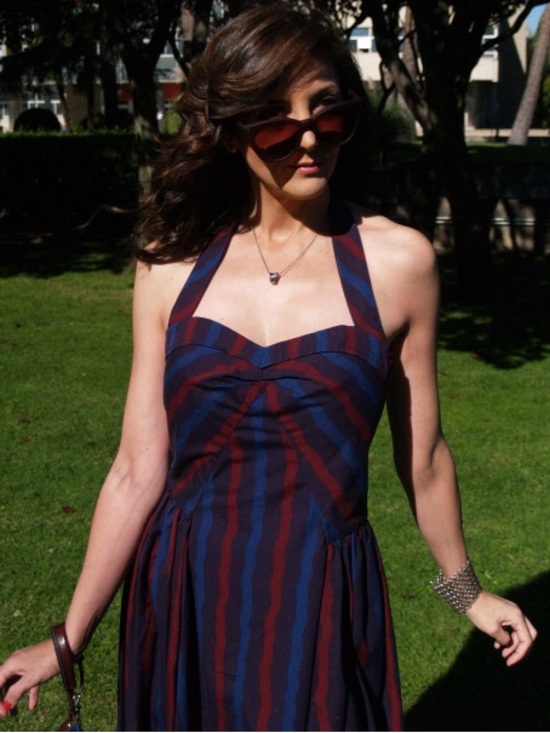 Marc Jacobs Dresses & Skirts - NEW Marc Jacobs Y2K striped midi halter dress
